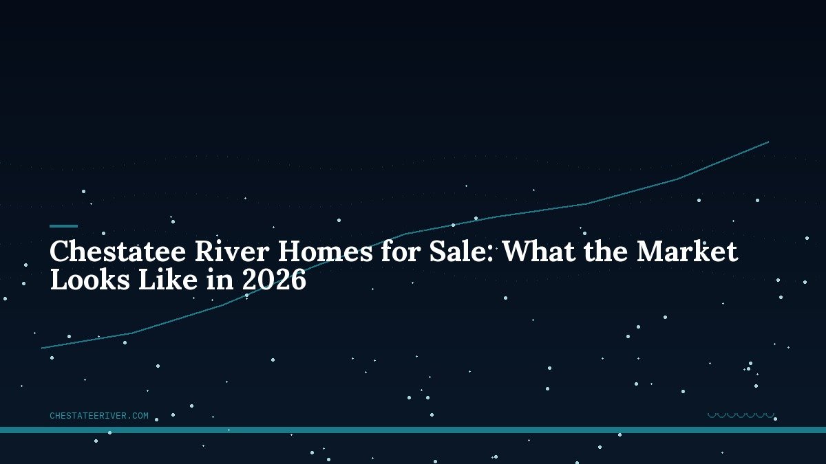 Chestatee River Homes for Sale: What the Market Looks Like in 2026