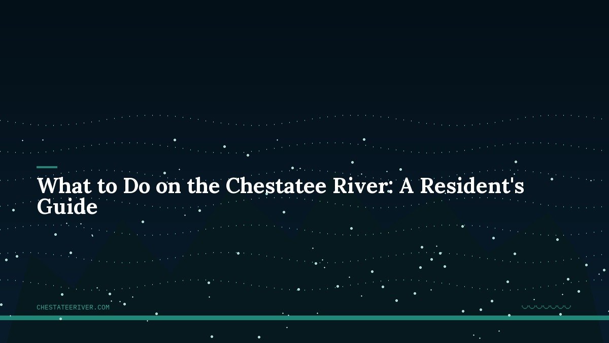 What to Do on the Chestatee River: A Resident’s Guide